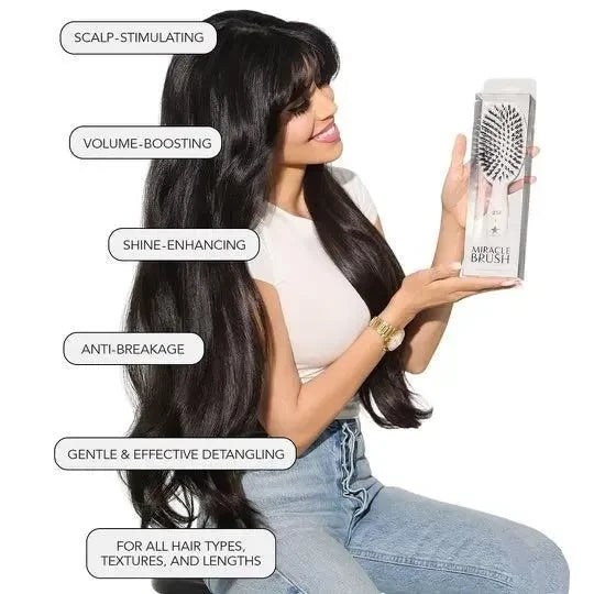 Oval Detangling and Anti Static Hair Brush