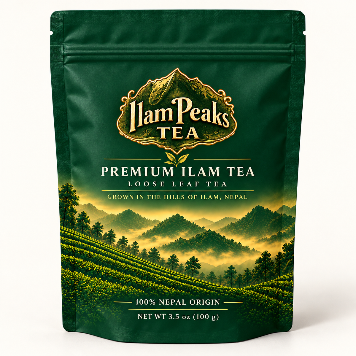 Ilam Peaks Green Tea 100g